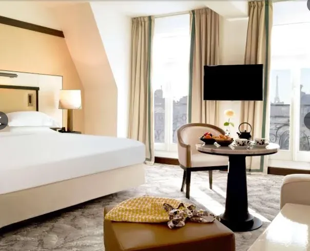 Guest room at Hyatt Paris Madeleine